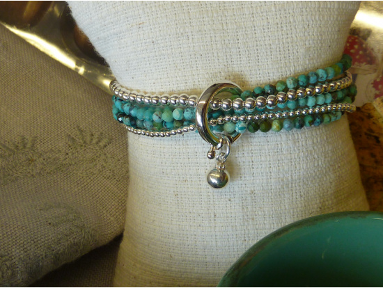 Türkis-Armband, 5er-Set